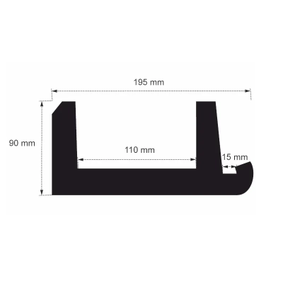 10 Meter OL-10 Zierleiste aus Styropor